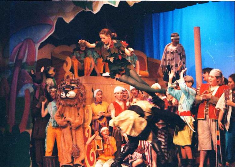 Kai Speek flies as Peter Pan 1994